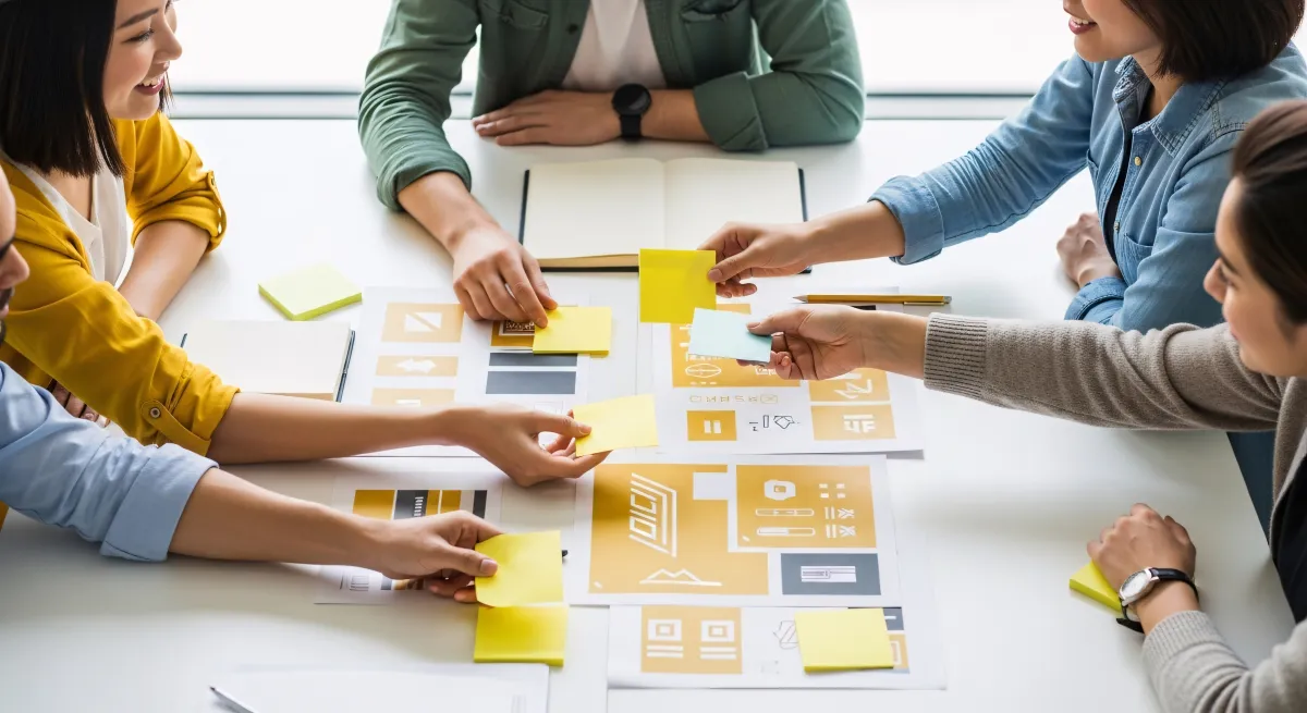 Equipa multidisciplinar reunida numa sala de reuniões a apoiar projetos de startup em Portugal